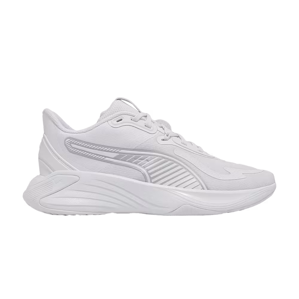 Puma Women's PWR Hybrid TR White Metallic Silver
