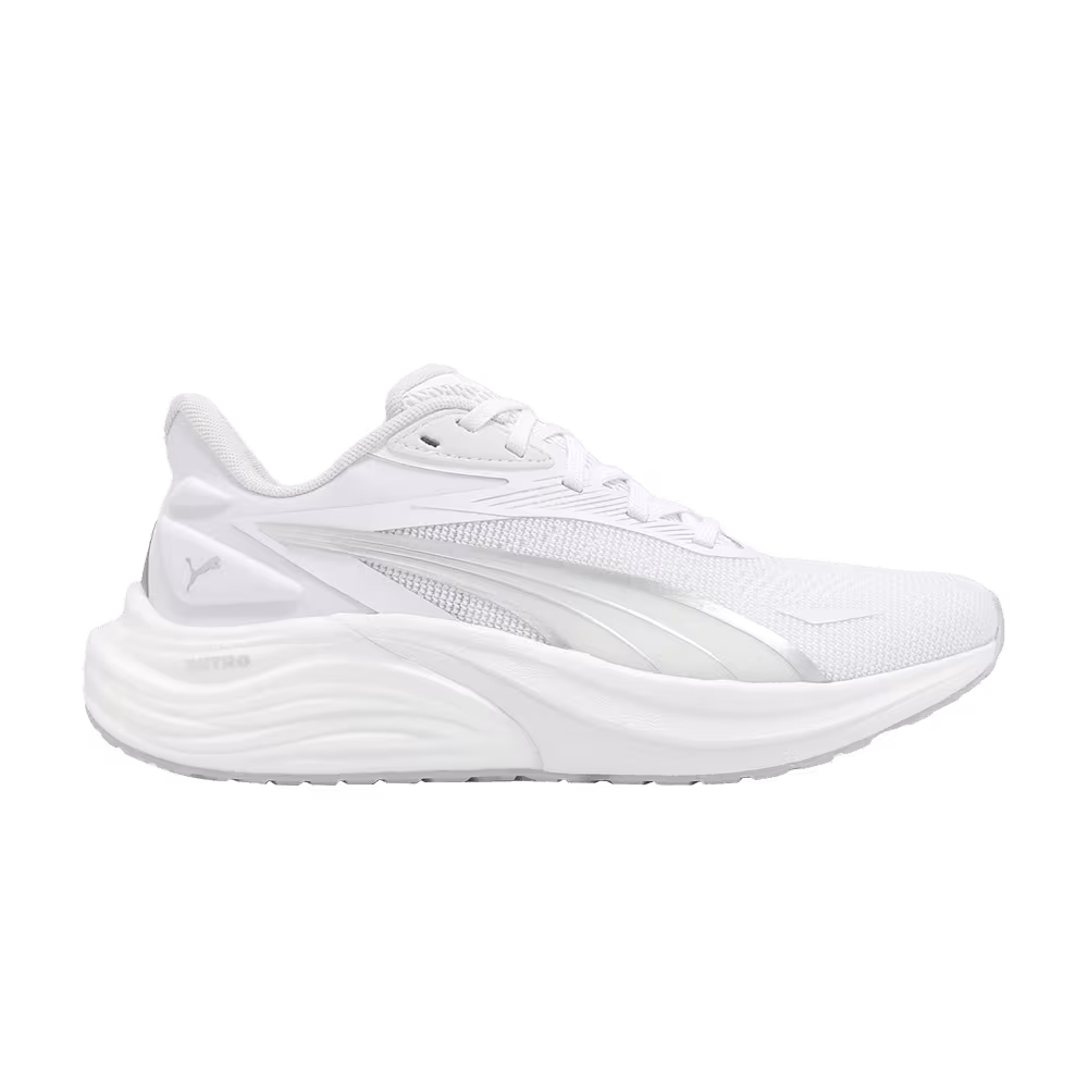 Puma Women's Electrify Nitro 4 White Feather Grey
