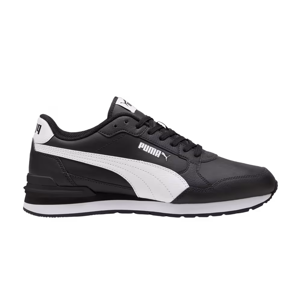 Puma ST Runner v4 Leather Black White