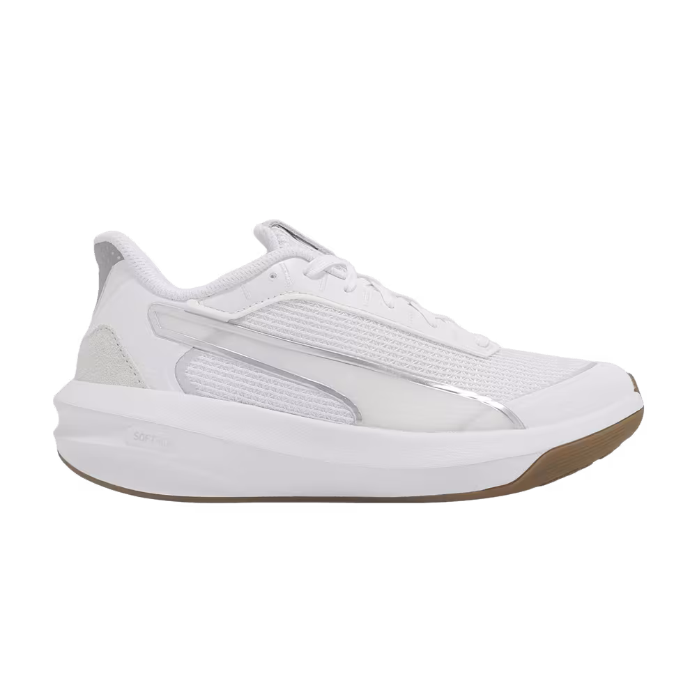 Puma Women's Softride Courtney White Silver