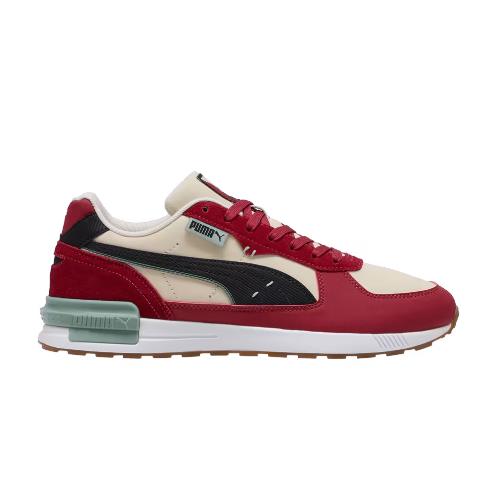 Puma Graviton Greenside Alpine Snow Black Dark Crimson