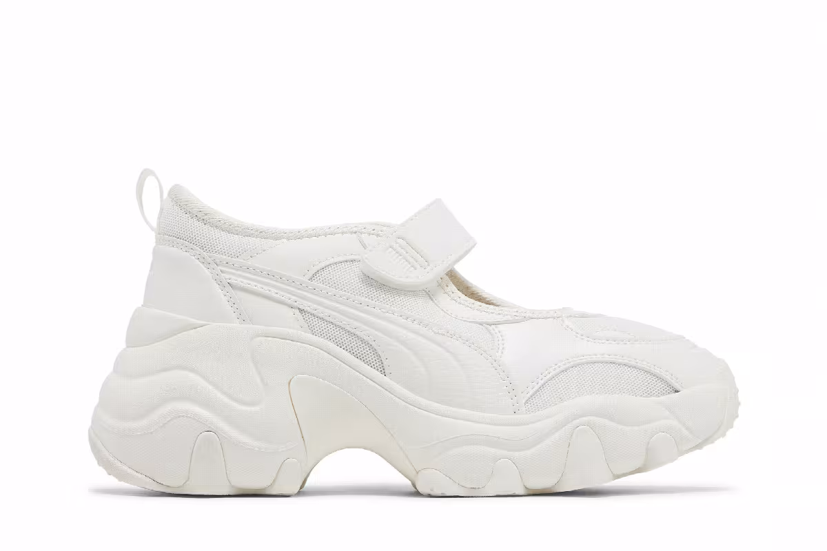 Puma Women's Pulsar Wedge Sandal Warm White, view 2