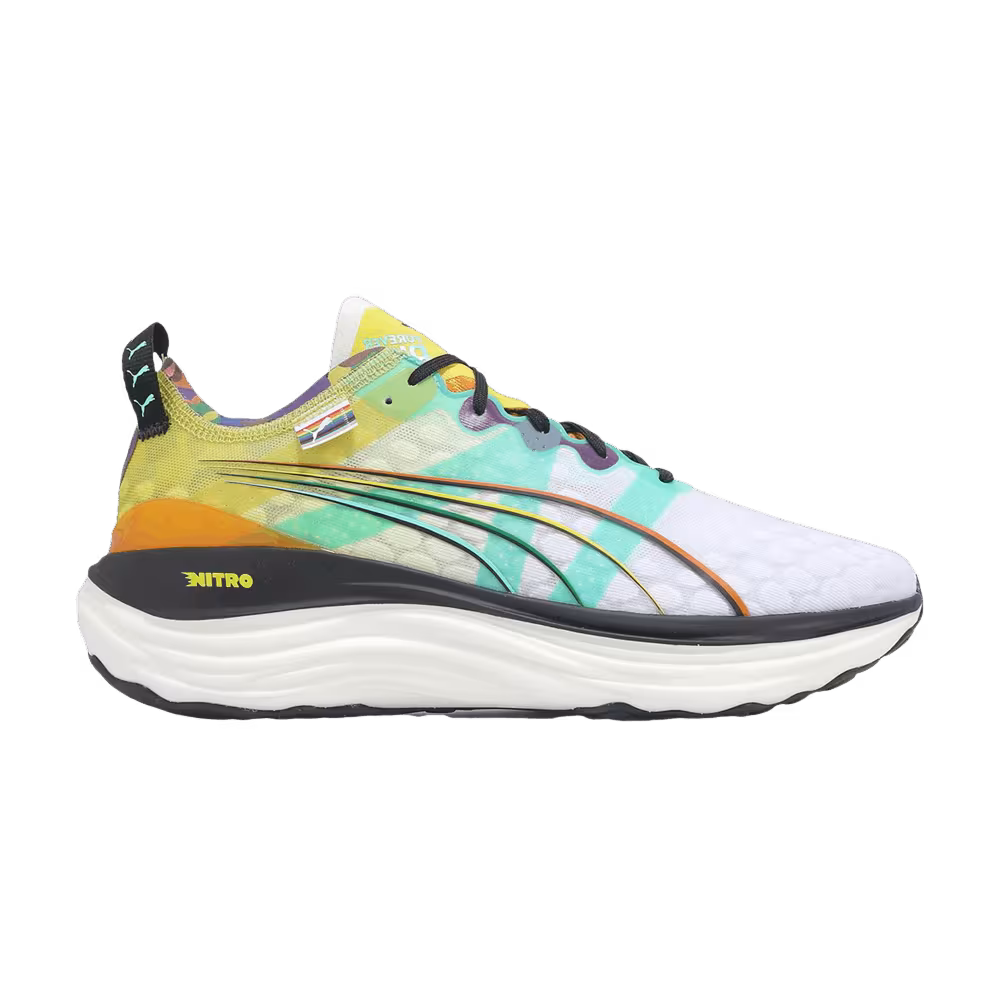 Puma ForeverRun Nitro LM White Court Yellow