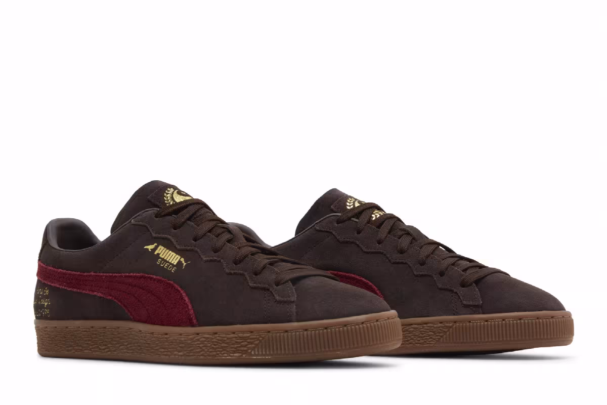 Jeff Staple x Puma Suede Gidra - Dark Chocolate, view 9