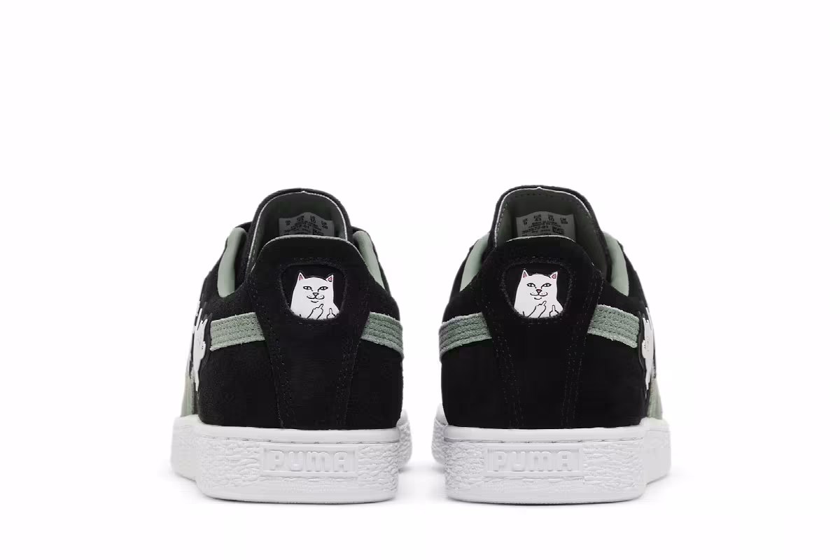 RIPNDIP x Puma Suede Lord Nermal - Black Eucalyptus, view 7