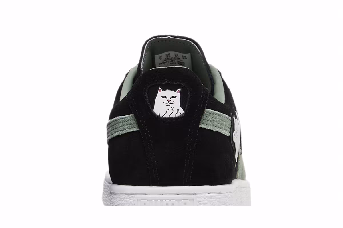 RIPNDIP x Puma Suede Lord Nermal - Black Eucalyptus, view 8