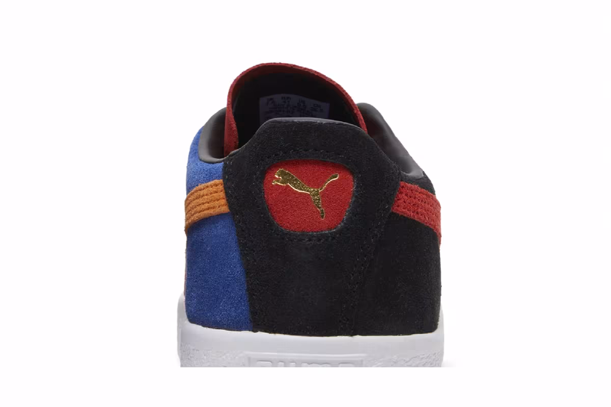 Puma Suede VTG Teams Black Burnt Red, view 8