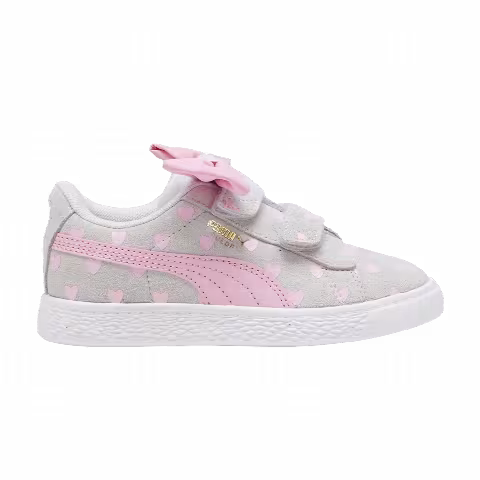 Puma Suede Classic Re-Bow Little Kid 'Hearts - Silver Mist'