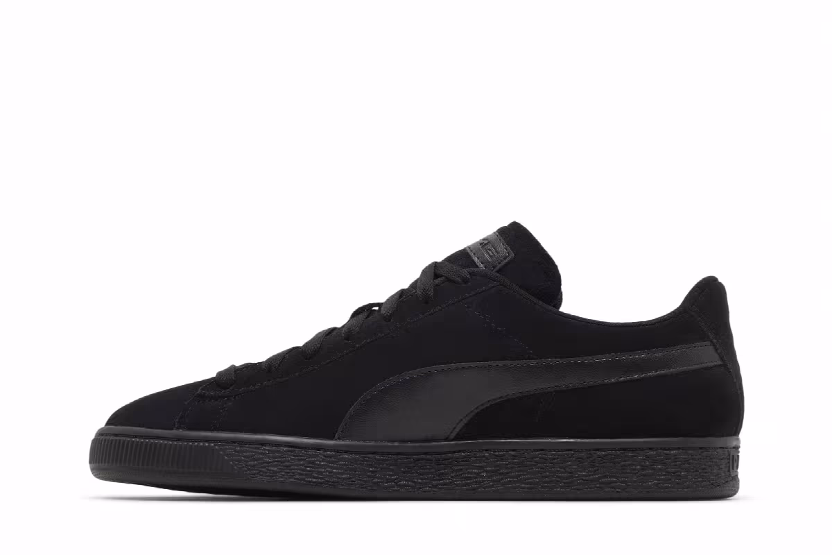 Mercedes-AMG Petronas F1 x Puma Suede Black Light Mint, view 4