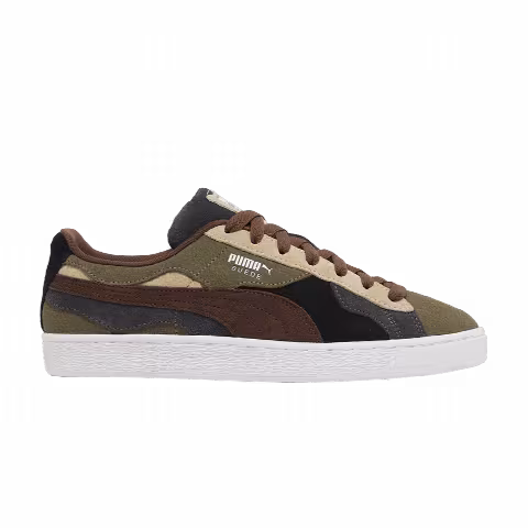Puma Suede 'Camowave - Olive Chestnut Brown'