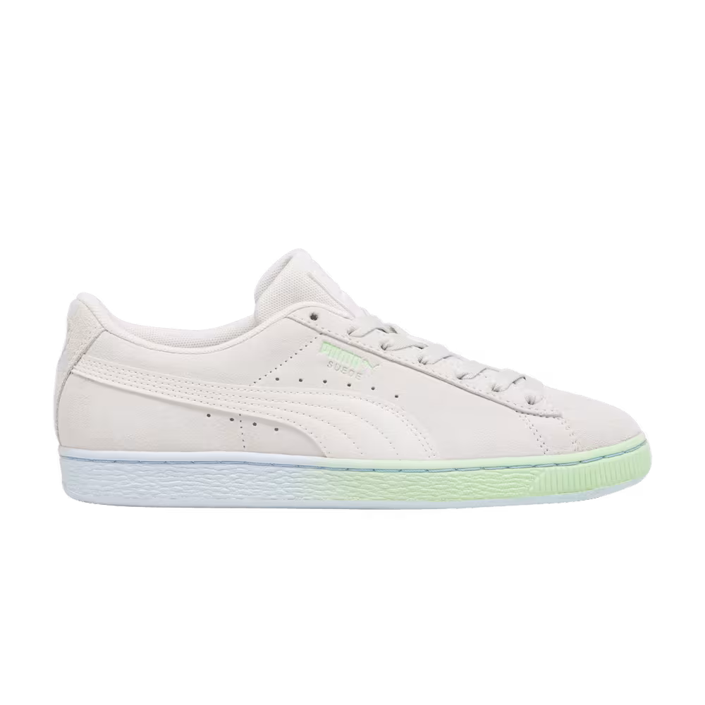 Puma Women's Suede Classic Beach Days - White Spring Fern