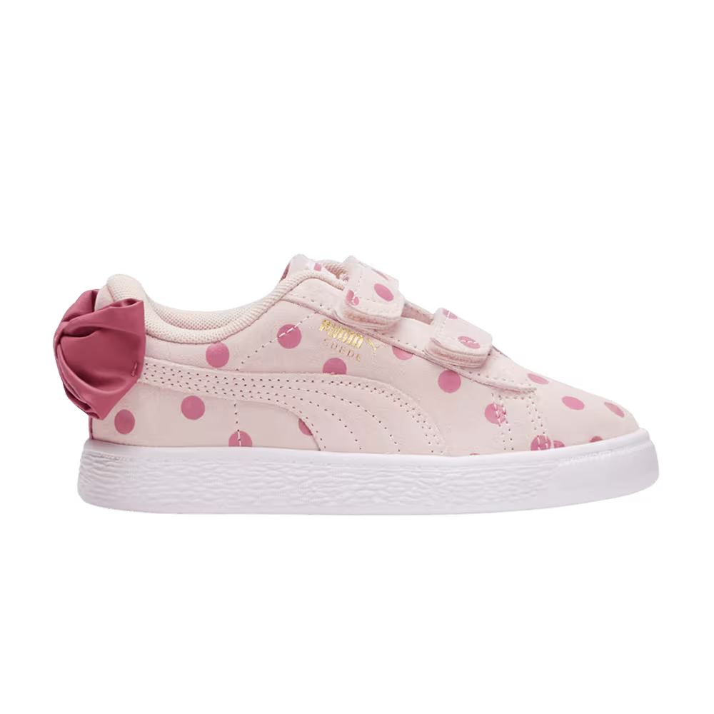 Puma Suede Light Flex Bow Graphic 5 Little Kid Island Pink Polka Dots