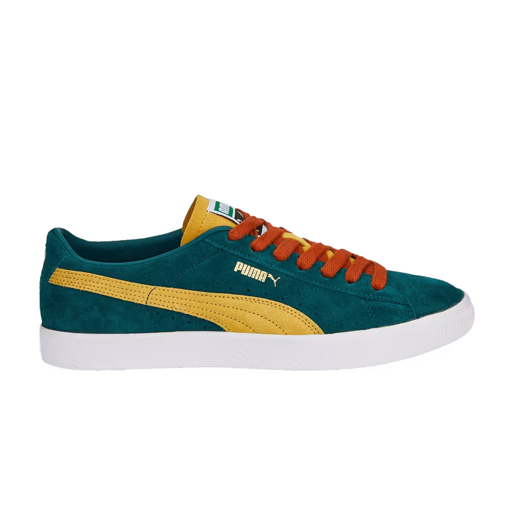 Puma Suede VTG Teams Varsity Green Mustard