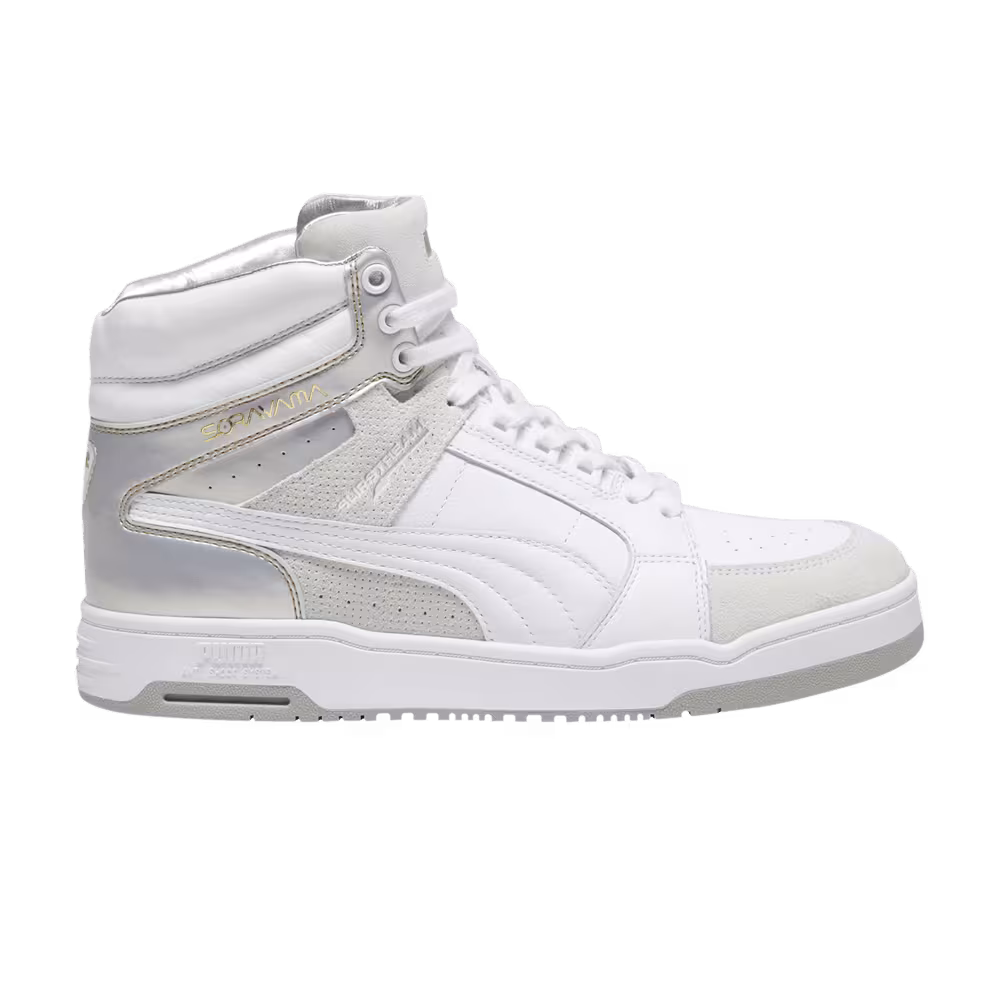 Puma Hajime Sorayama x Slipstream Mid White Silver