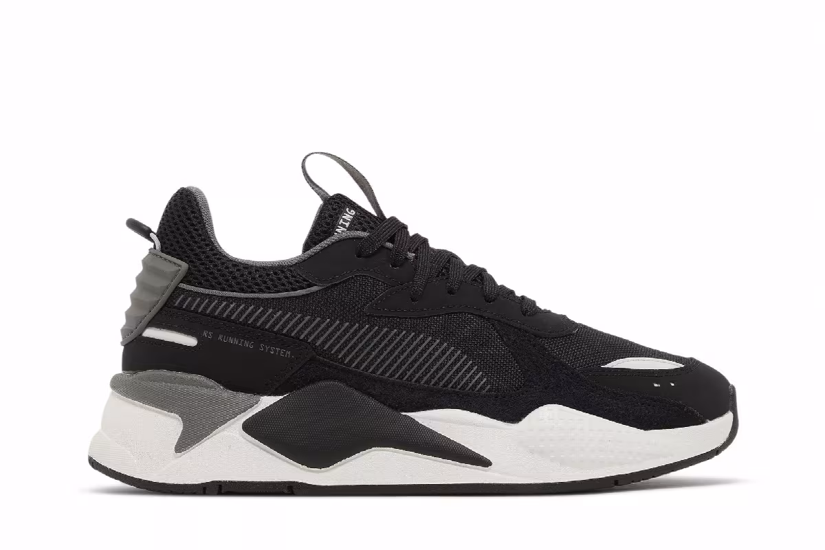 Puma RS-X Suede Black Glacial Grey, view 2