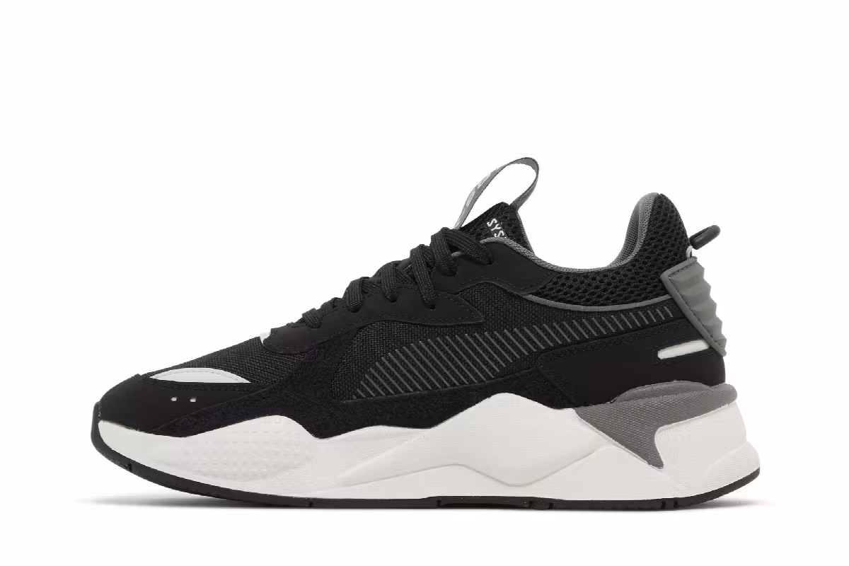 Puma RS-X Suede Black Glacial Grey, view 4