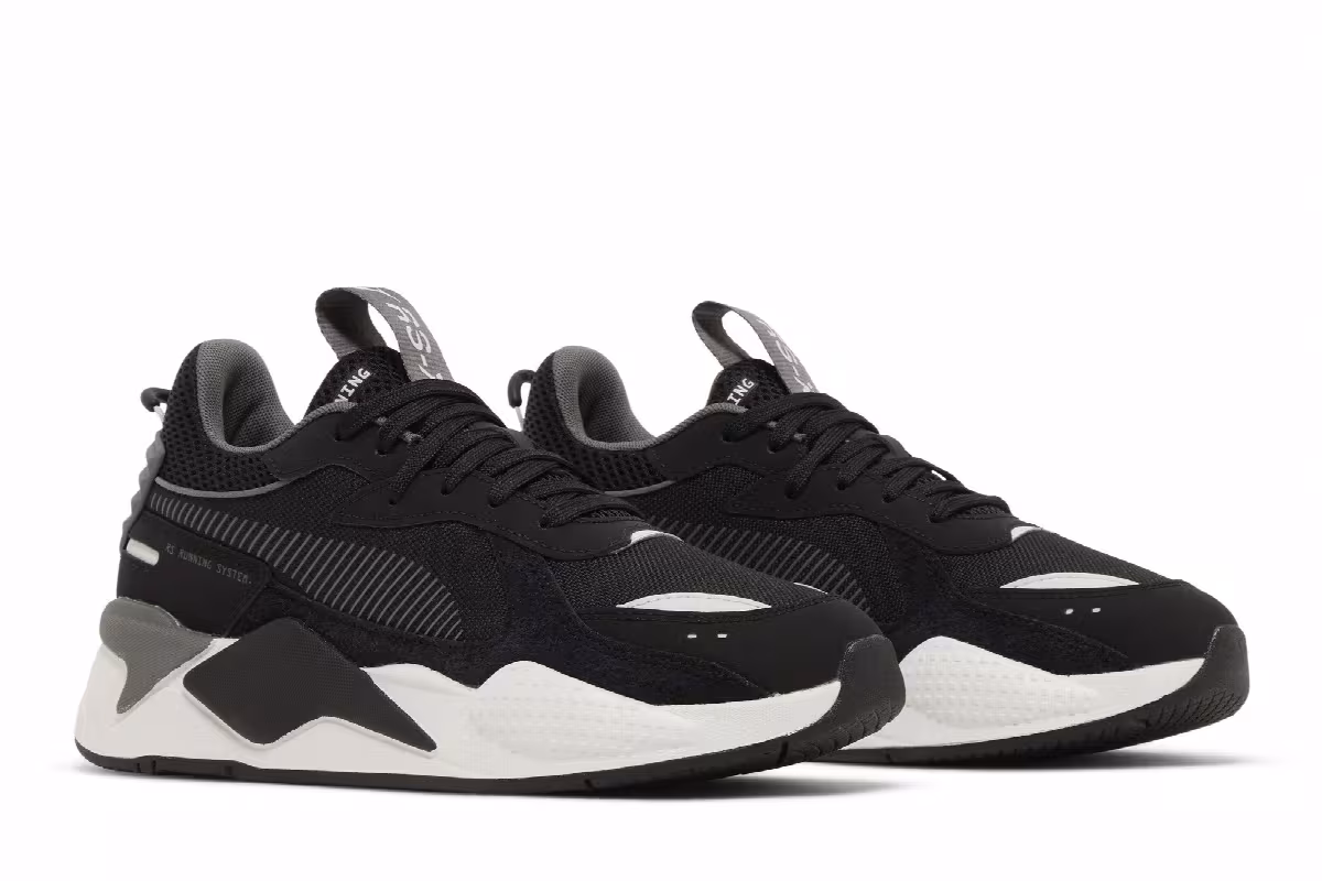Puma RS-X Suede Black Glacial Grey, view 9