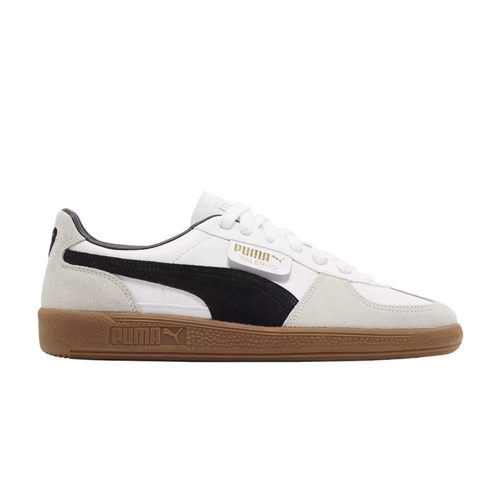 Puma Palermo Leather White Black Gum