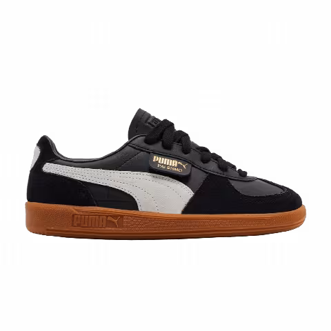Puma Palermo Leather Big Kid 'Black Feather Grey Gum'