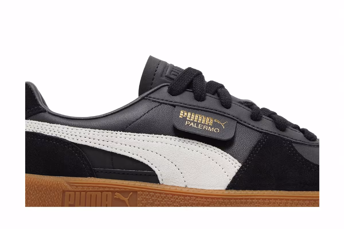 Puma Women's Palermo Black Feather Grey Gum, view 3