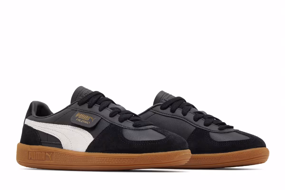 Puma Women's Palermo Black Feather Grey Gum, view 9
