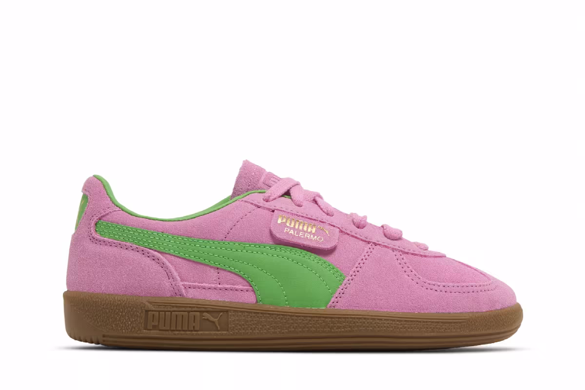 Puma Palermo Special Big Kid Pink Delight Green, view 2