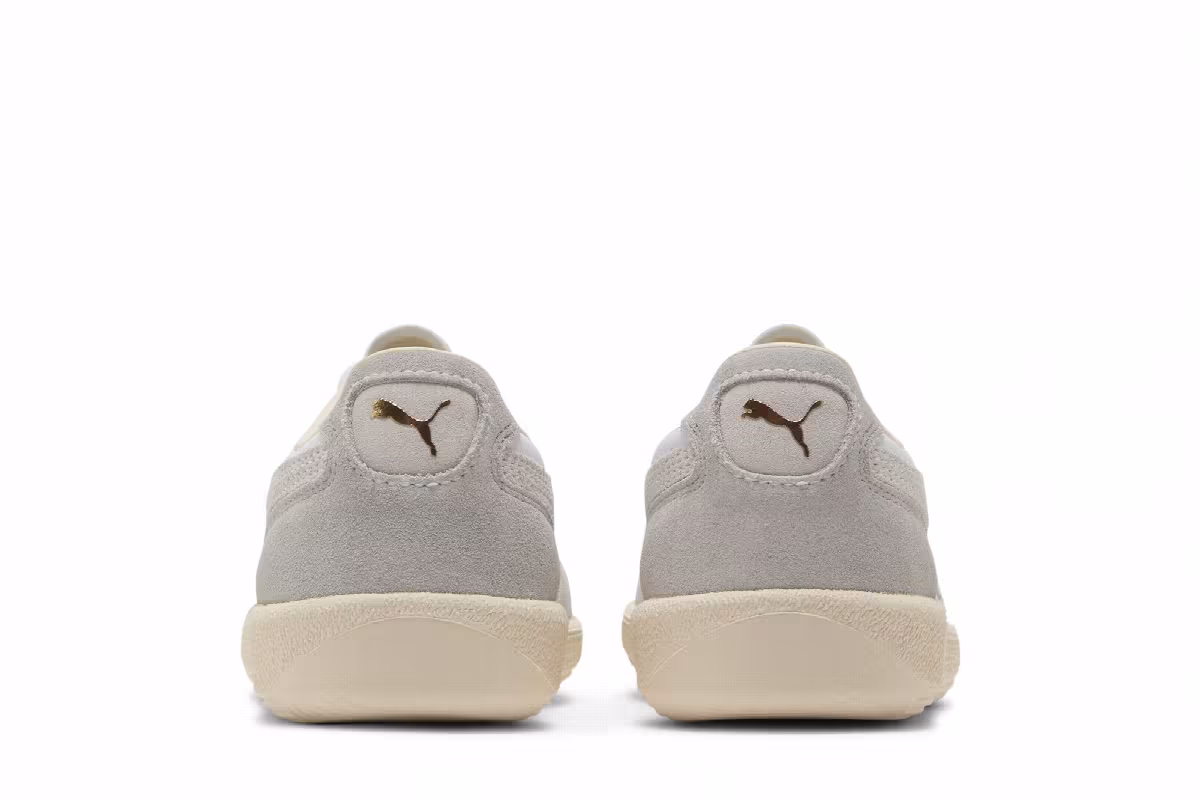 Puma Palermo Leather Big Kid White Cool Light Grey, view 7