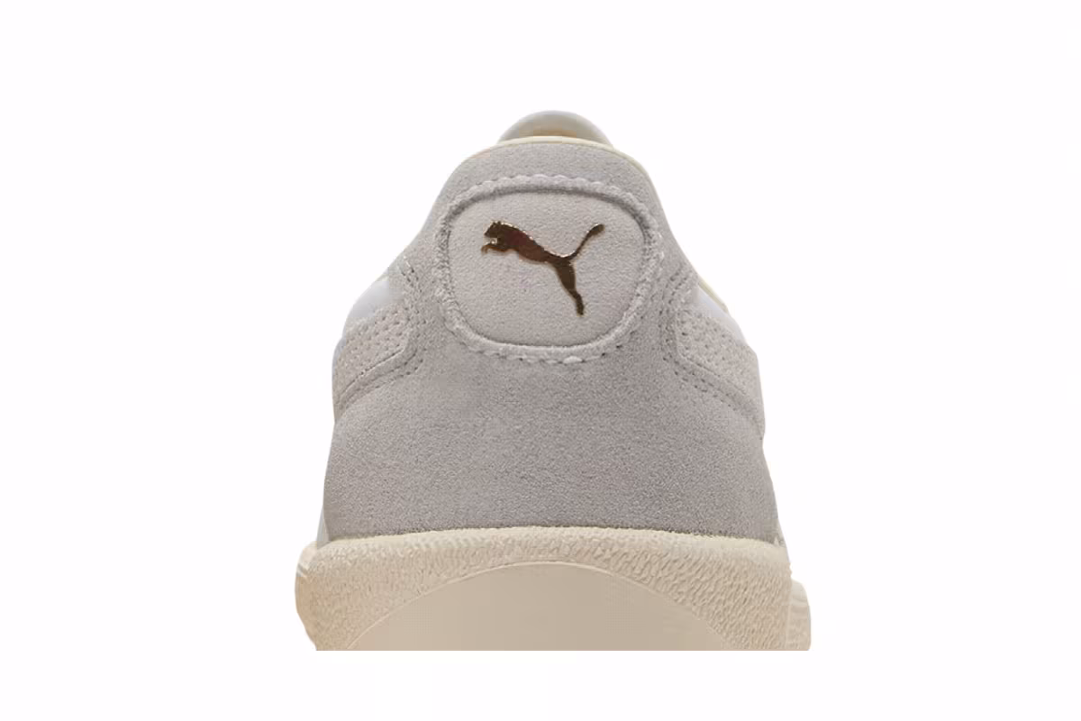 Puma Palermo Leather Big Kid White Cool Light Grey, view 8