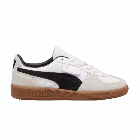 Puma Palermo Leather Big Kid 'White Black Gum'