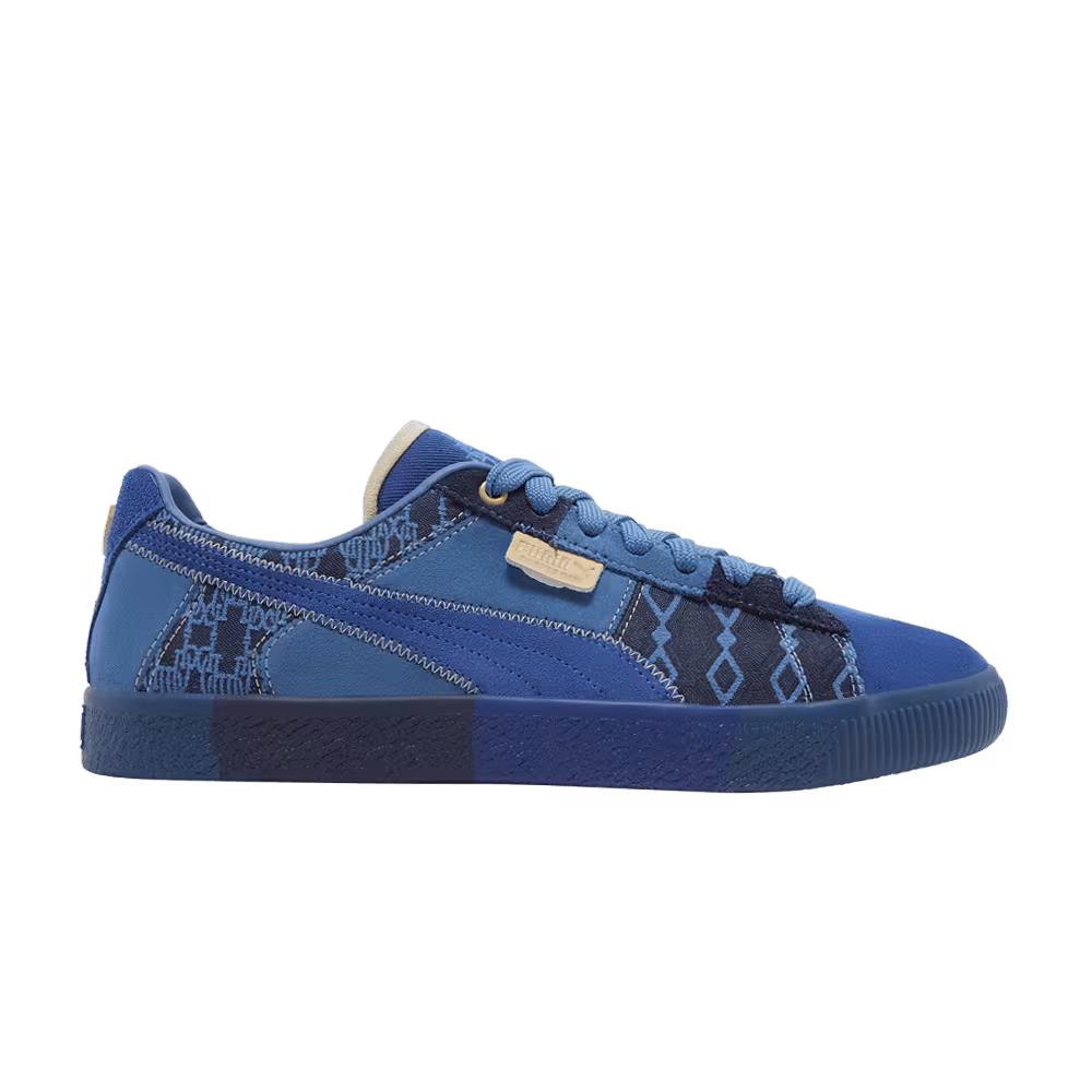 Dapper Dan x Puma Clyde Vintage Pre-Game Runway - Blue