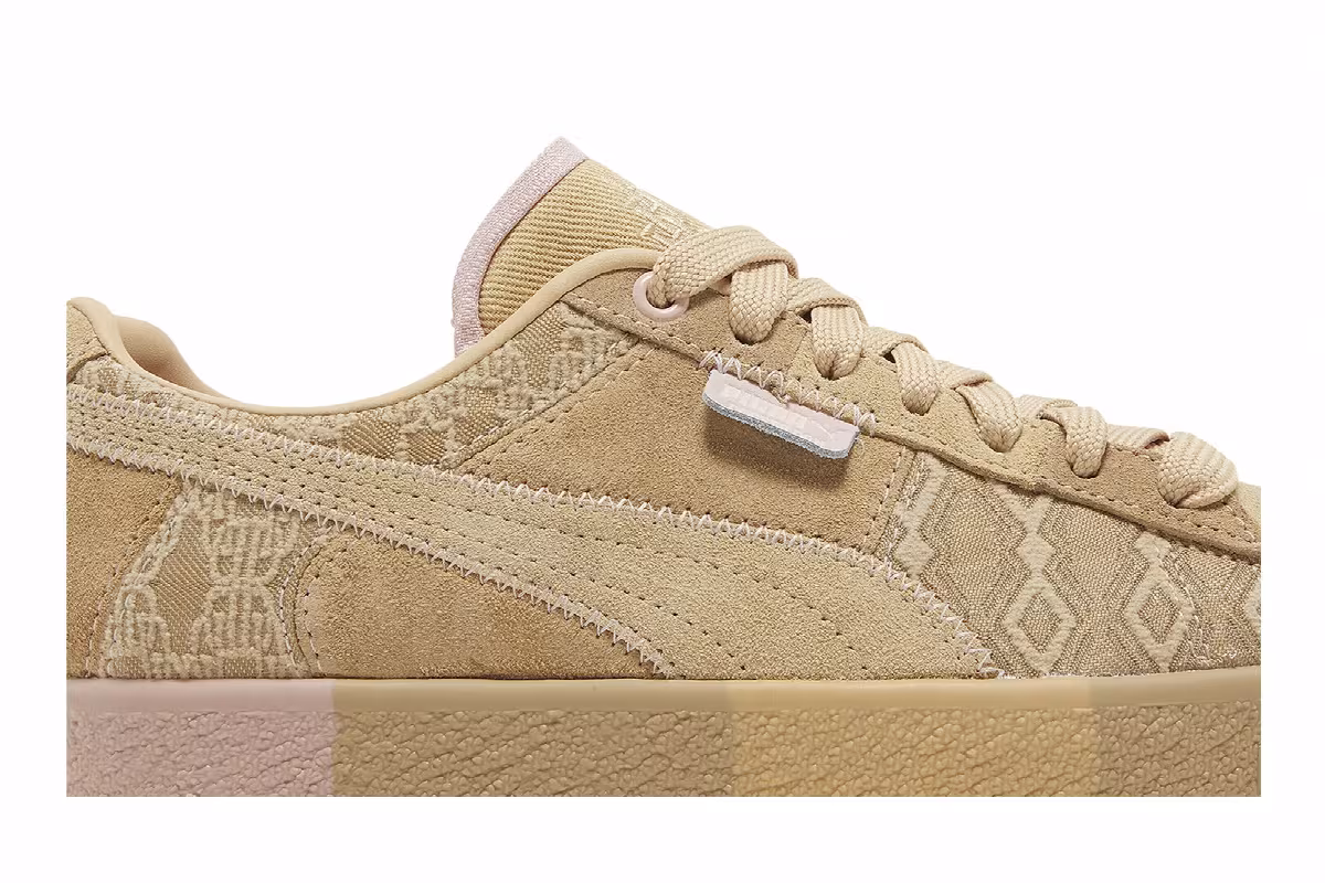Puma Dapper Dan x Women's Clyde Vintage Pre-Game Runway - Croissant, view 3