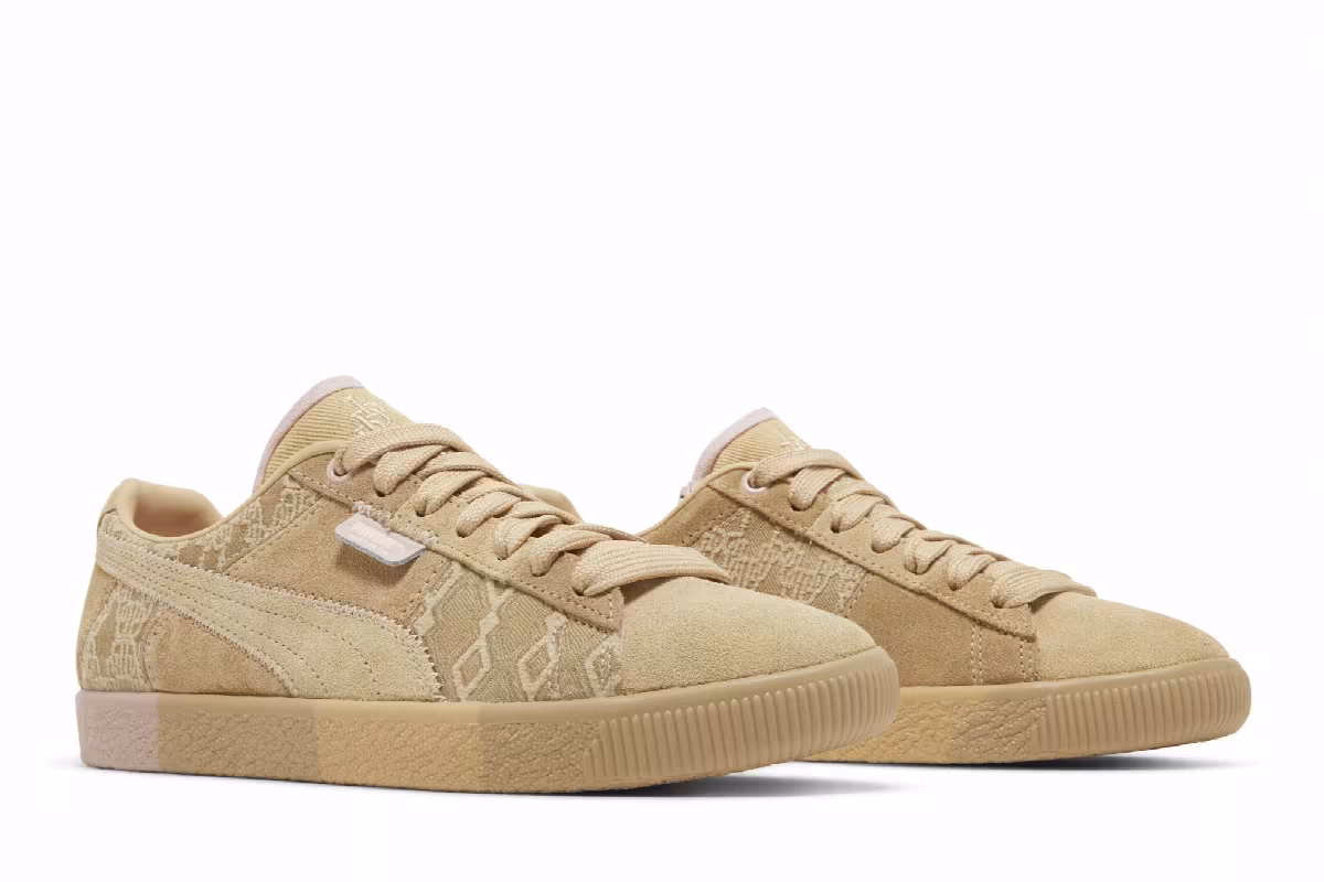 Puma Dapper Dan x Women's Clyde Vintage Pre-Game Runway - Croissant, view 9