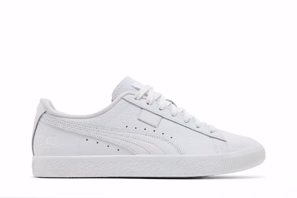 TMC x Puma Clyde OG Triple White, view 2