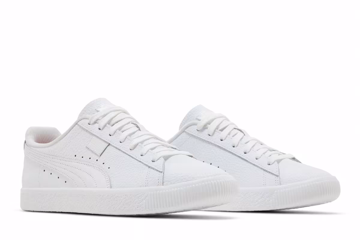 TMC x Puma Clyde OG Triple White, view 9