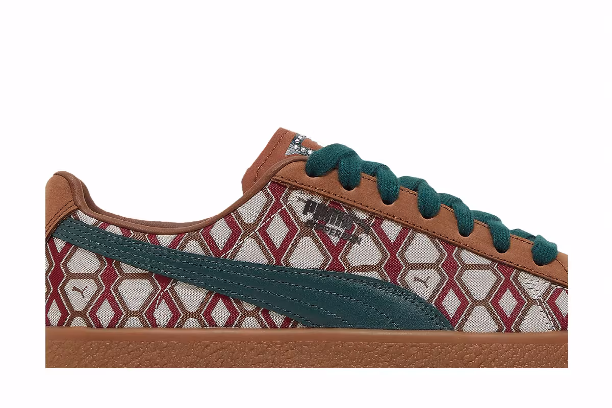 Puma Dapper Dan x Clyde Vintage Pre-Game Runway - Brown, view 3