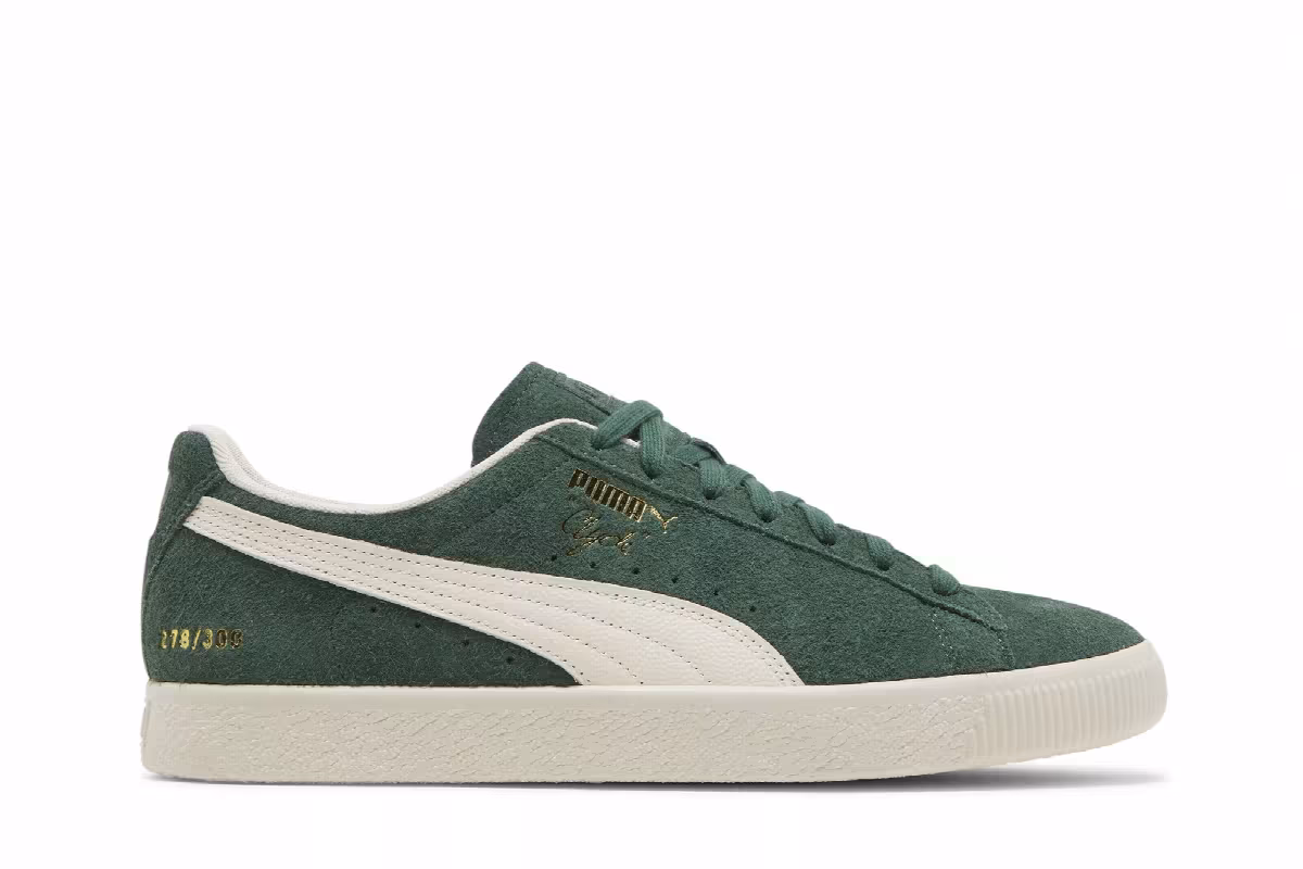 END. x Puma Clyde OG 50th Anniversary - Pine, view 2