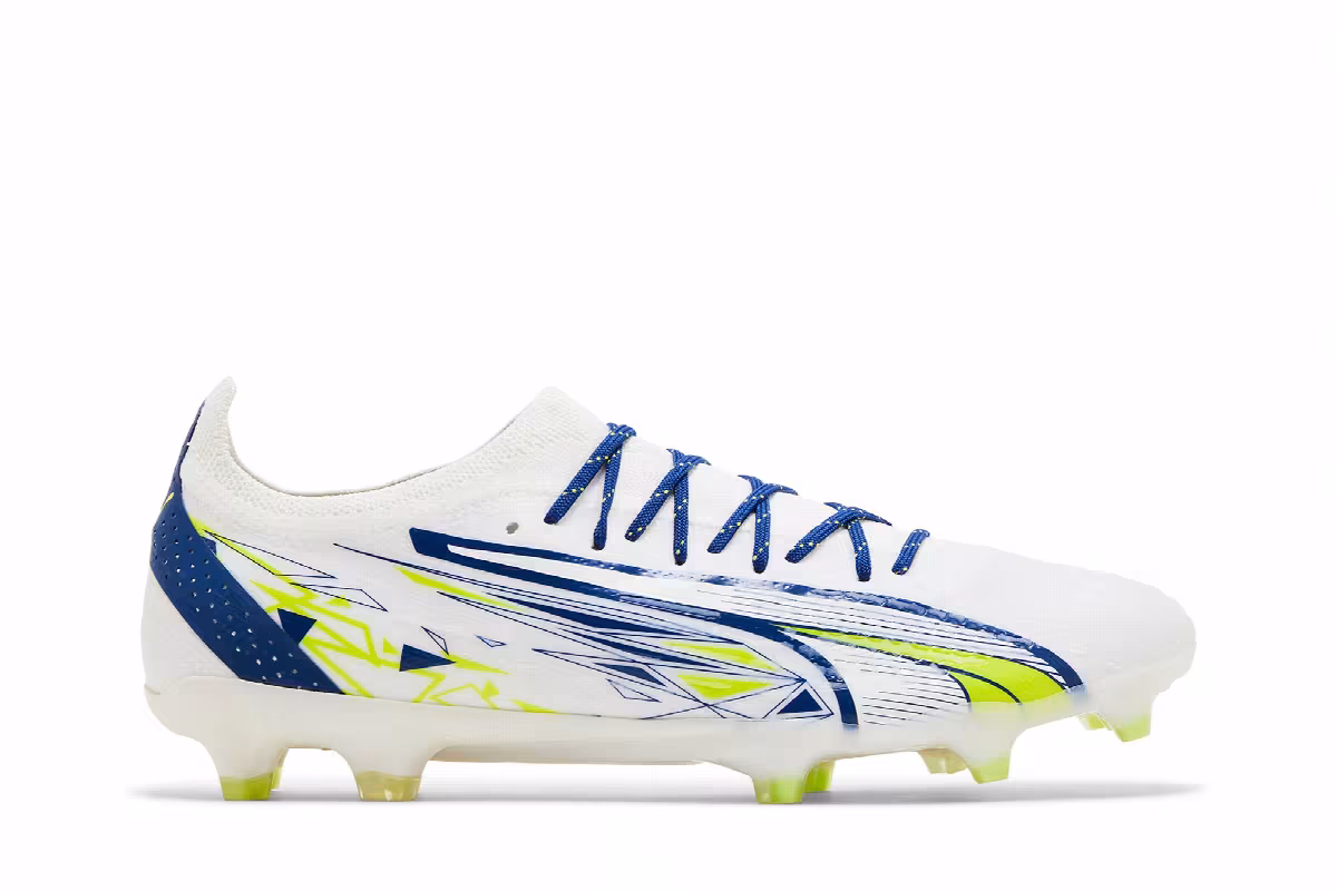 Christian Pulisic x Puma Ultra Ultimate FG AG White Clyde Royal, view 2