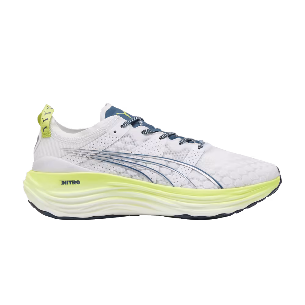 Puma ForeverRun Nitro White Ocean Tropic Lime