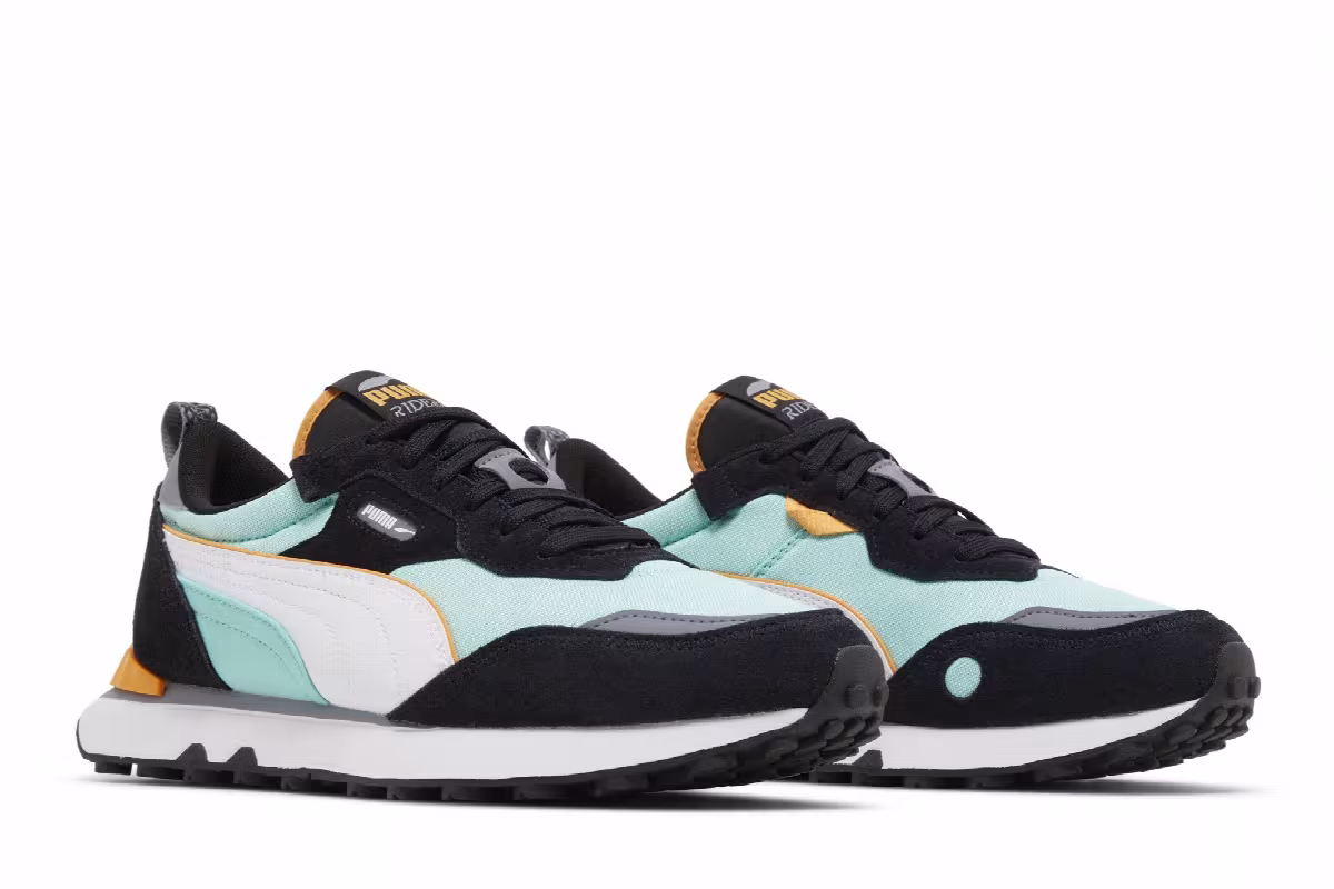 Sportswear x Puma Rider FV Black Mint, view 9