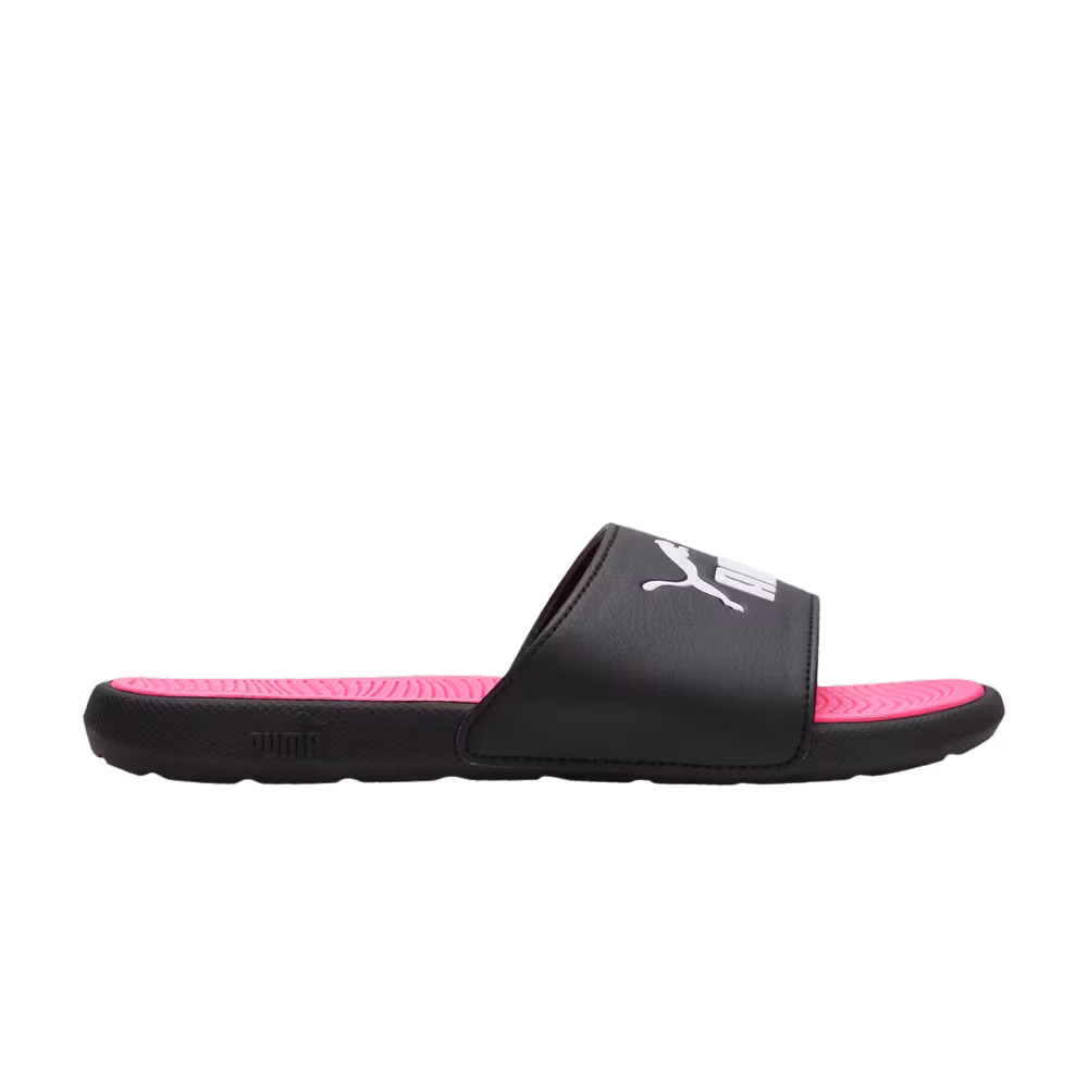 Puma Cool Cat 2.0 Slides Big Kid Black Knockout Pink