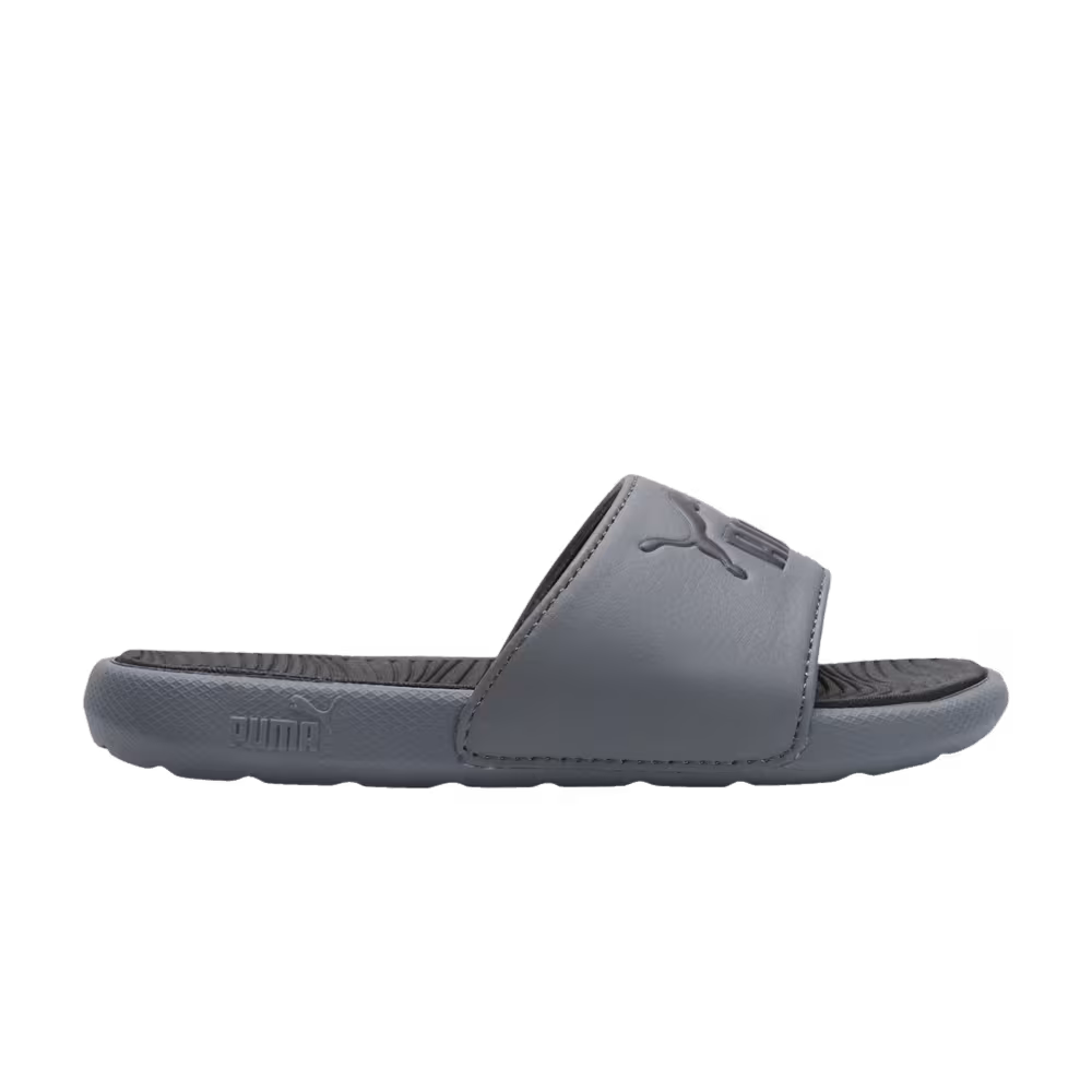 Puma Cool Cat 2.0 Slides Little Kid Cool Dark Grey