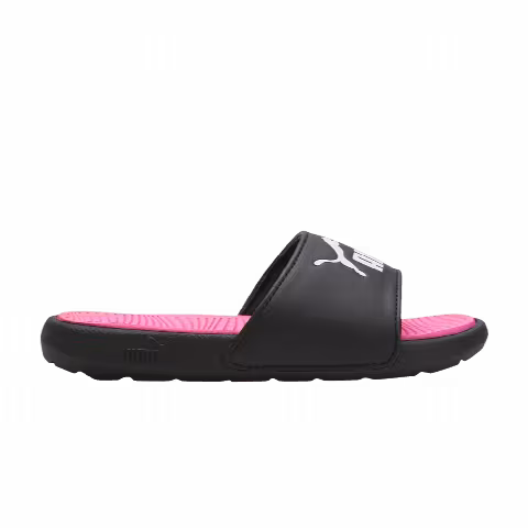 Puma Cool Cat 2.0 Slides Little Kid 'Black Knockout Pink'