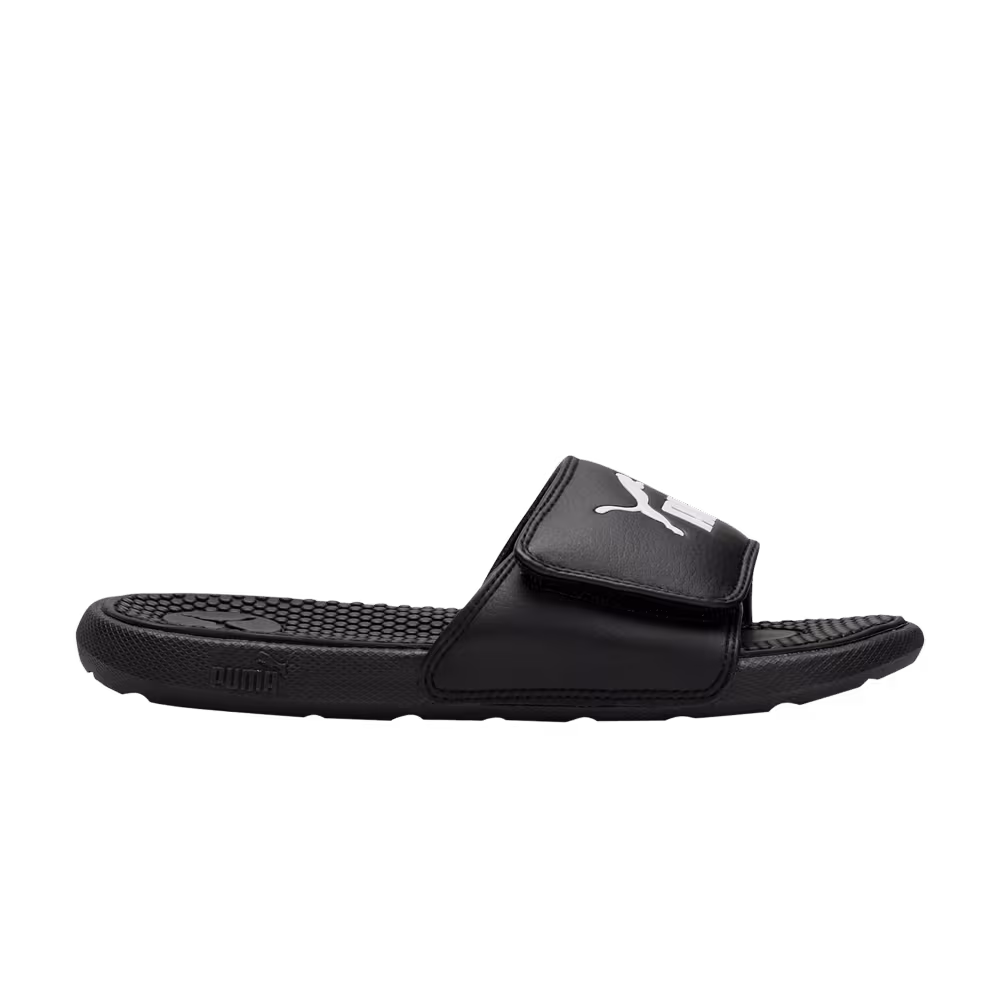 Puma Cool Cat 5 Slide Big Kid Black White