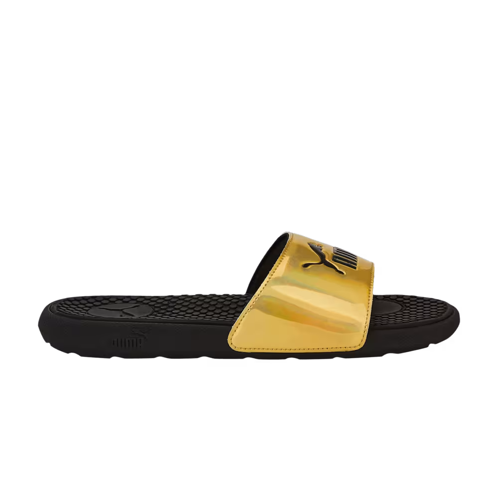 Puma Women's Cool Cat Distressed Slide Team Gold