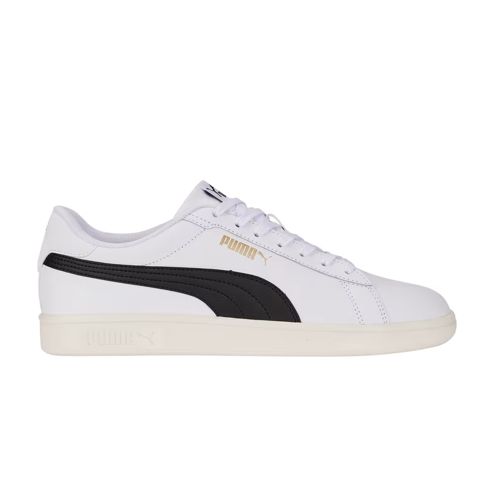 Puma Smash 3.0 White Black Gold
