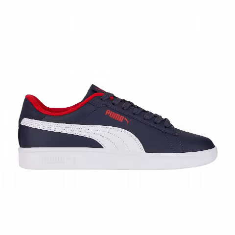 Puma Smash 3.0 Leather Big Kid 'Navy Red'