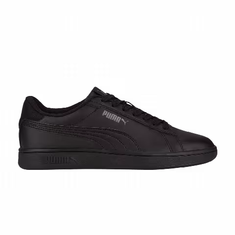 Puma Smash 3.0 Leather Big Kid 'Black Shadow Grey'
