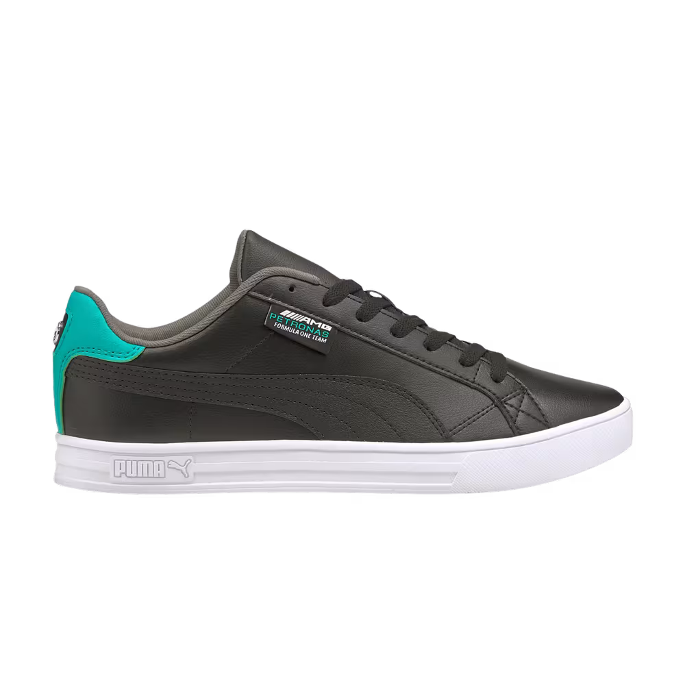 Mercedes-AMG Petronas F1 x Puma Smash Vulc V3 Low Black Spectra Green