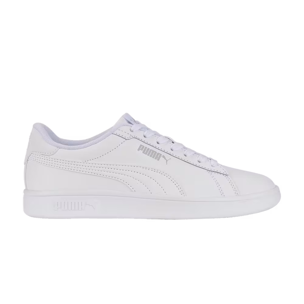 Puma Smash 3.0 Leather Big Kid White