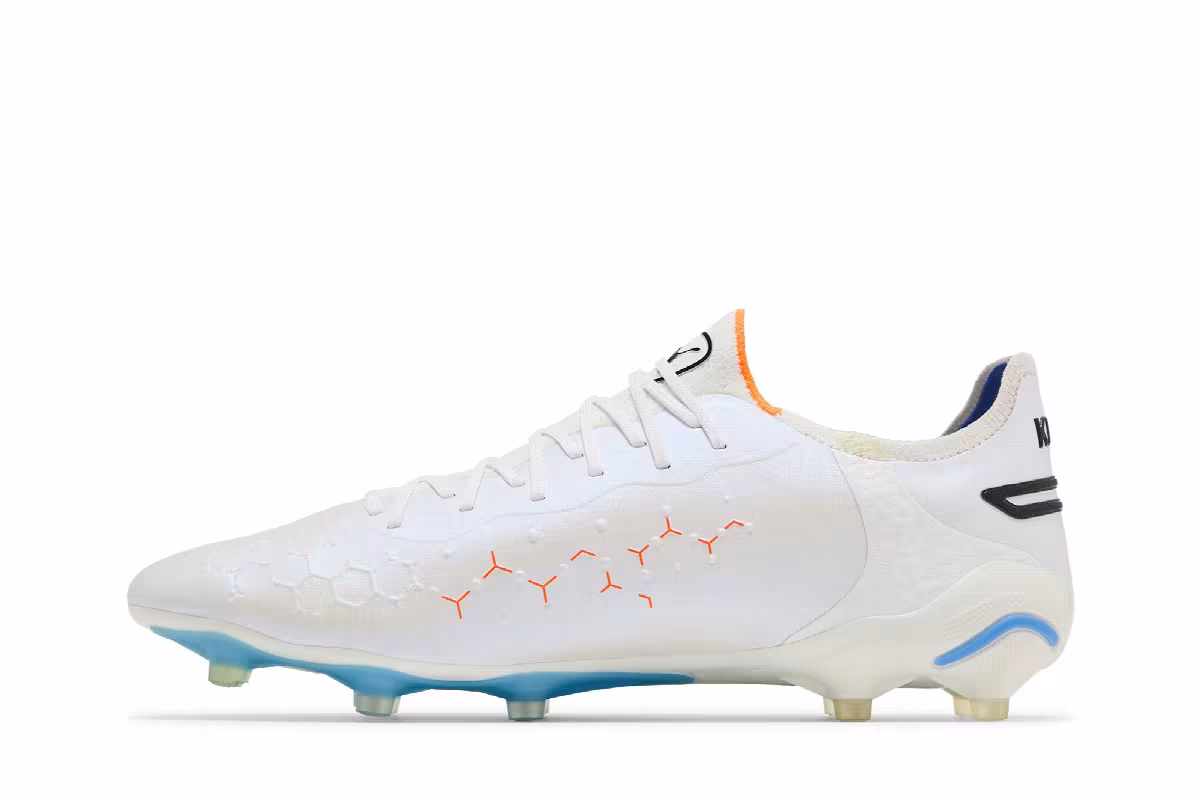 Puma King Ultimate FG AG White Blue Glimmer, view 4